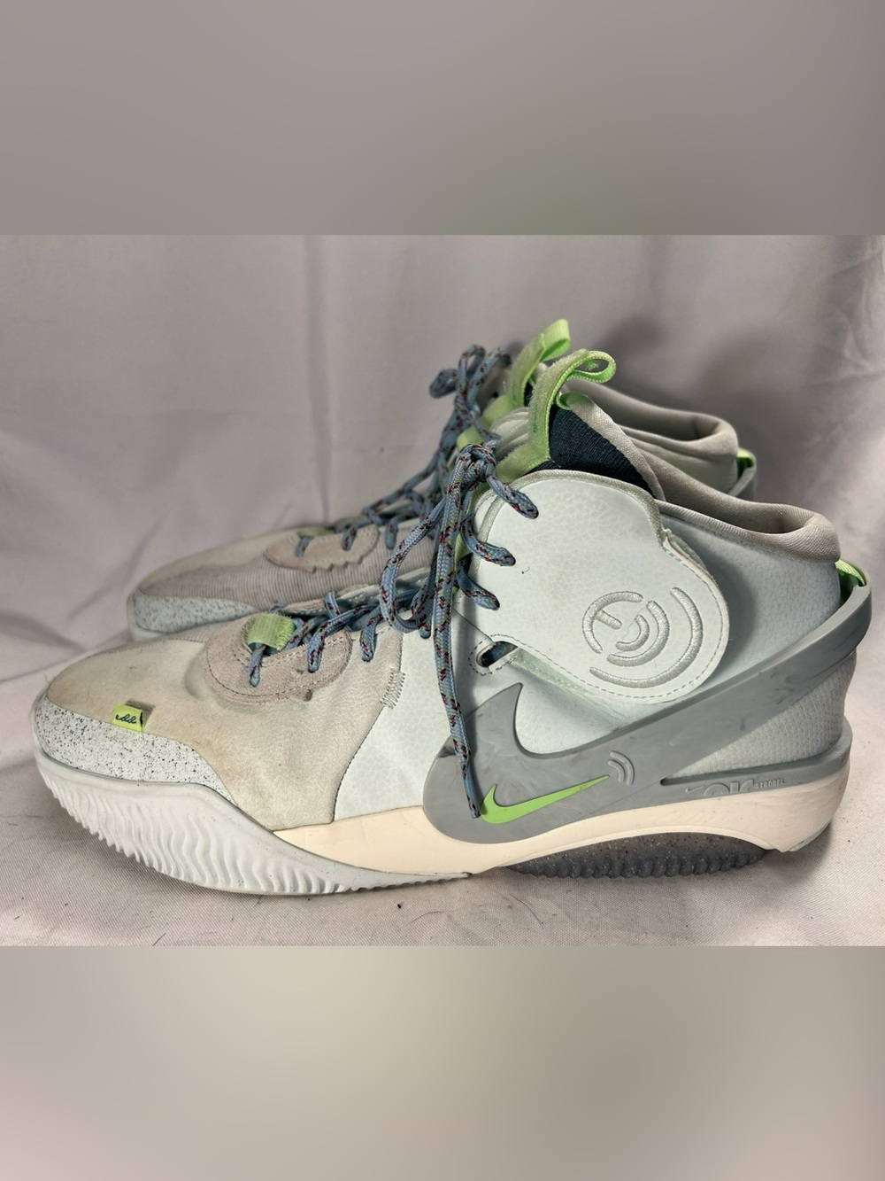 Mens Nike Air Deldon 1 White Basketball Sneakers Shoes DM4096-300 Size 15